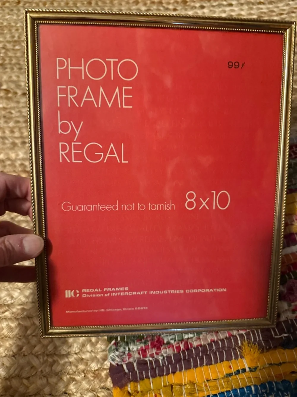 Vintage brass 8x10 Photo Frame - Classic Metal Accent